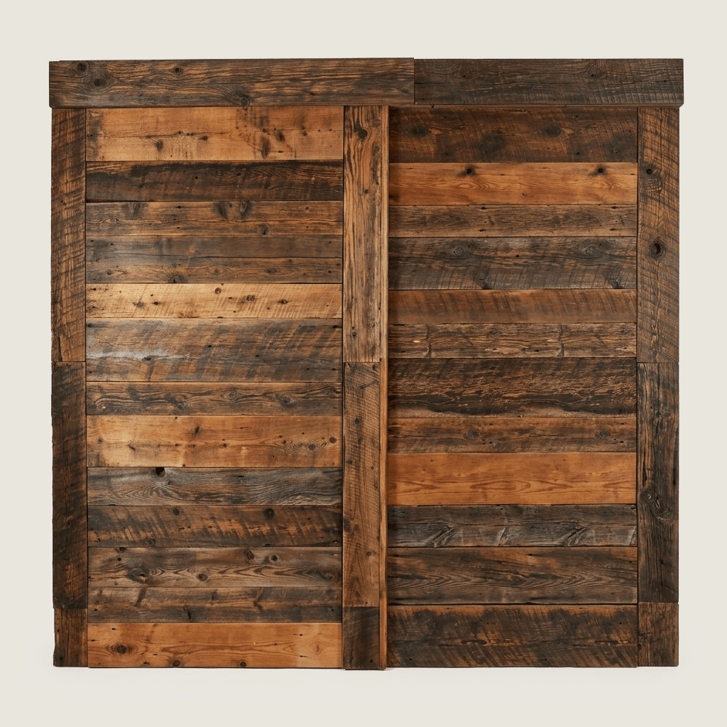 Panneaux bois de grange amovible